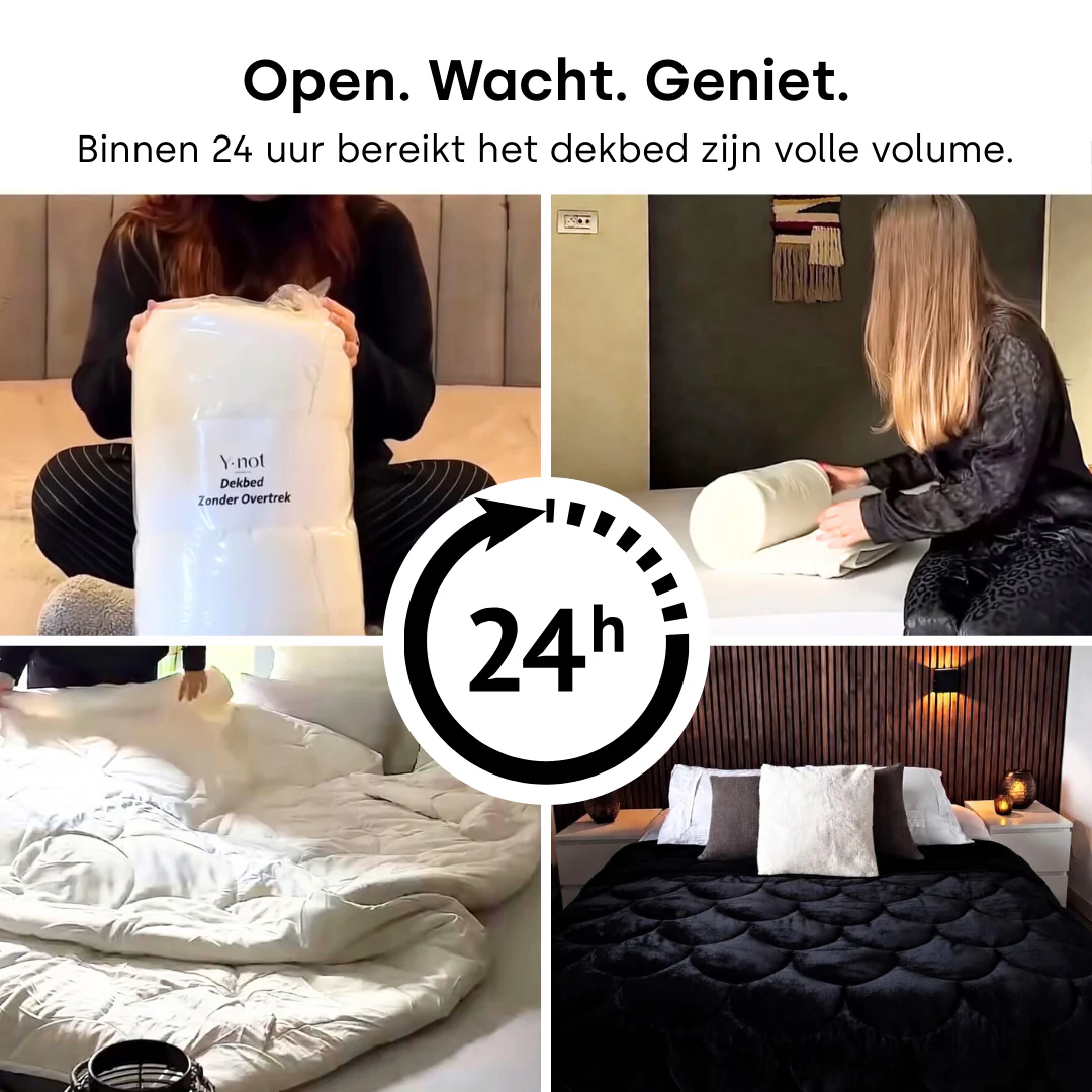 Y-NOT Velvet Dekbed Zwart - Image 8