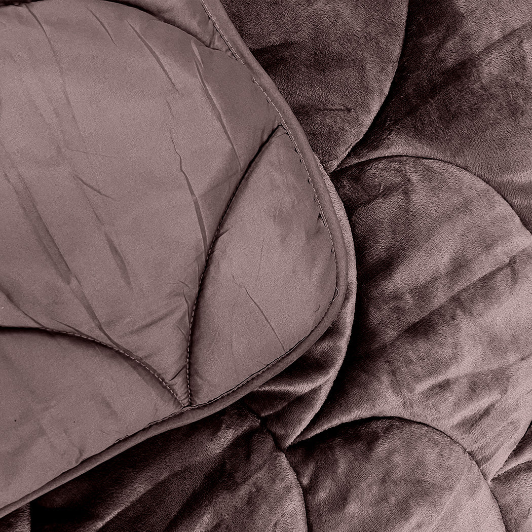 Y-NOT Velvet Dekbed Brown - Image 4