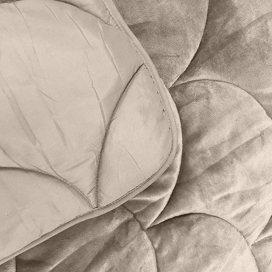 Y-NOT Velvet Dekbed Taupe - Image 8