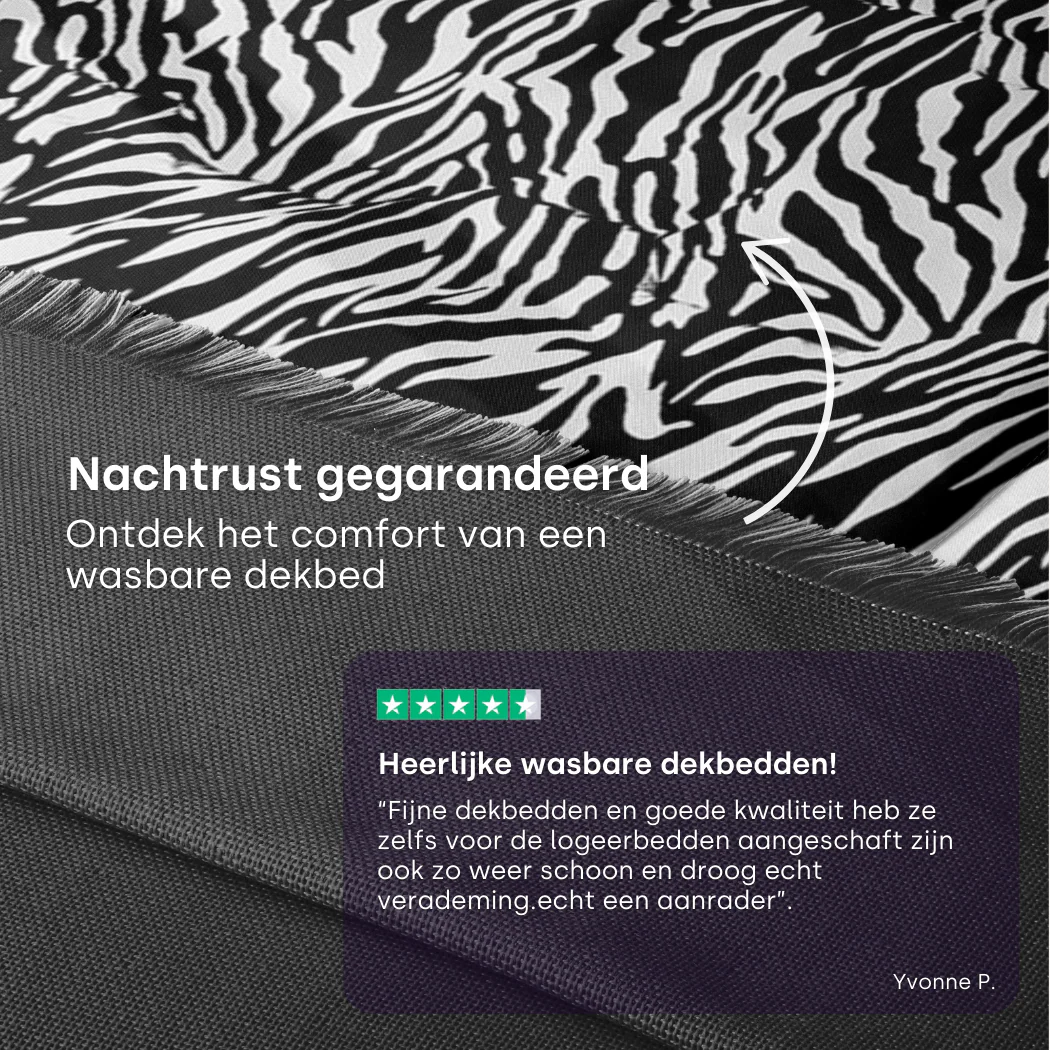 Bedrukt Dekbed Zebra - Image 4