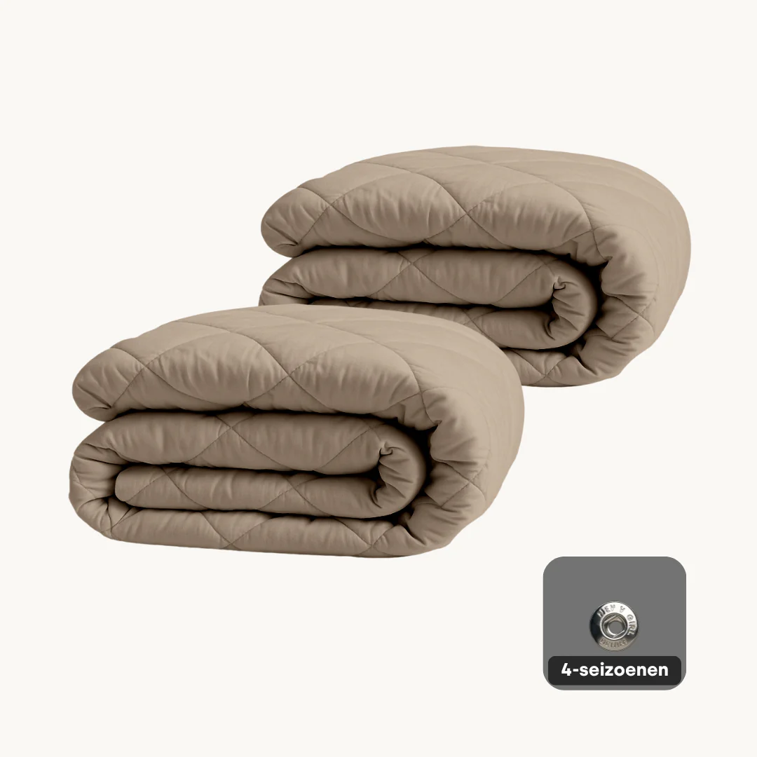 Y-NOT 4-Seizoenen Dekbed Taupe