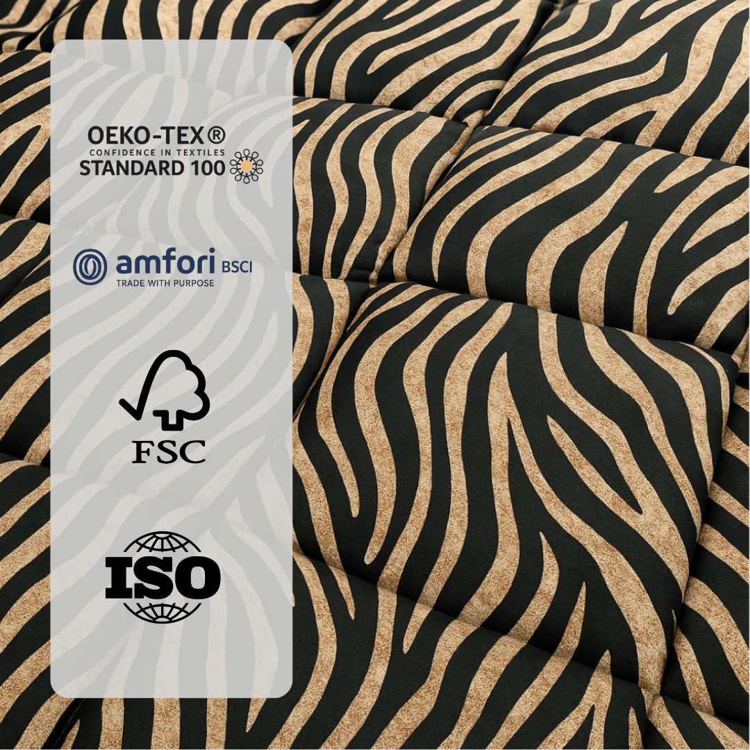 Y-NOT Design Dekbed Tiger Black Gold - Image 7