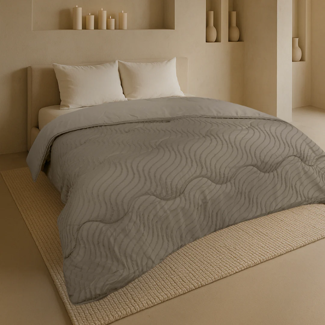 Y-NOT Japandi Wave Dekbed Taupe - Image 2