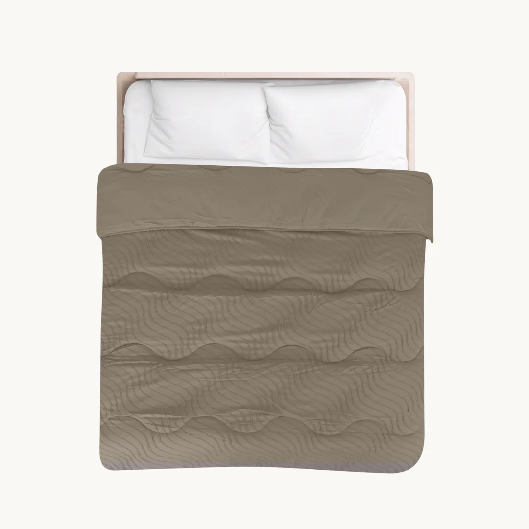 Y-NOT Japandi Wave Dekbed Taupe - Image 7