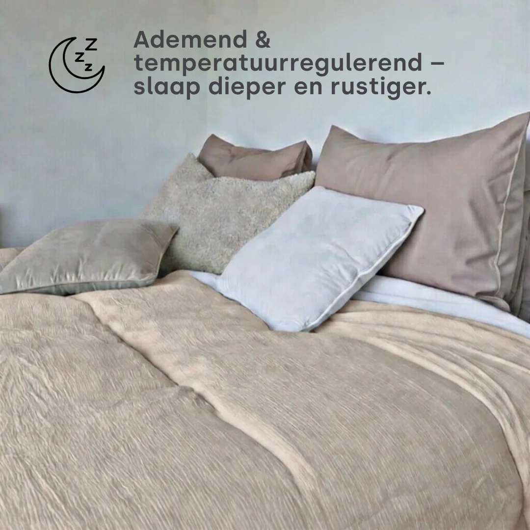 Y-NOT Micro Mousseline Dekbed Zand - Image 7