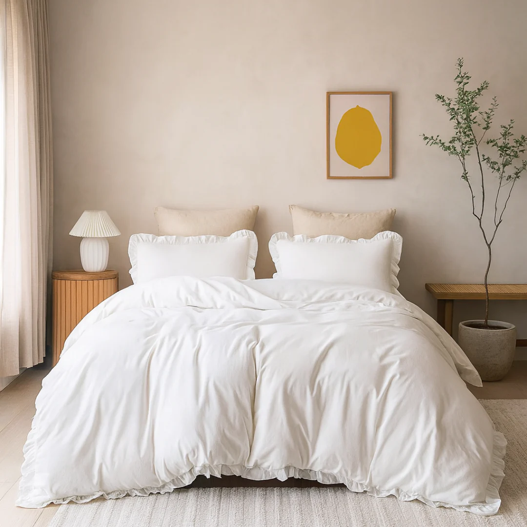 Y-NOT Ruffles Dekbed White - Image 11