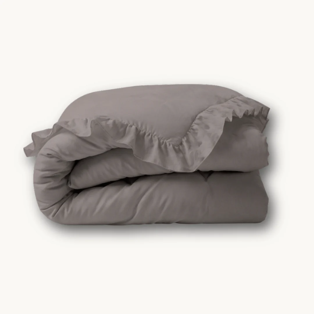 Y-NOT Ruffles Dekbed Taupe