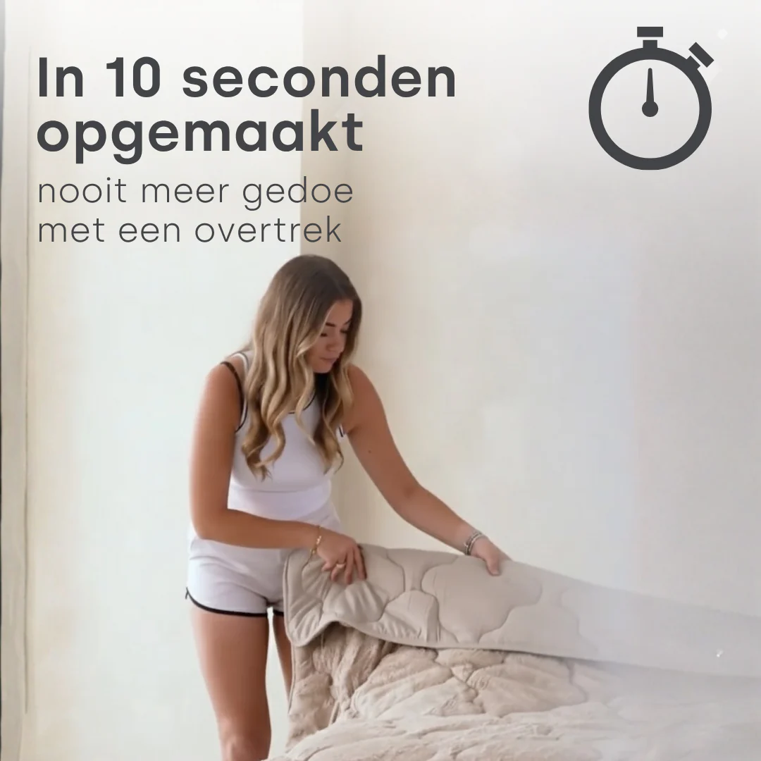 Dekbed Zonder Overtrek Teddy™ Cappuccino White - Image 3