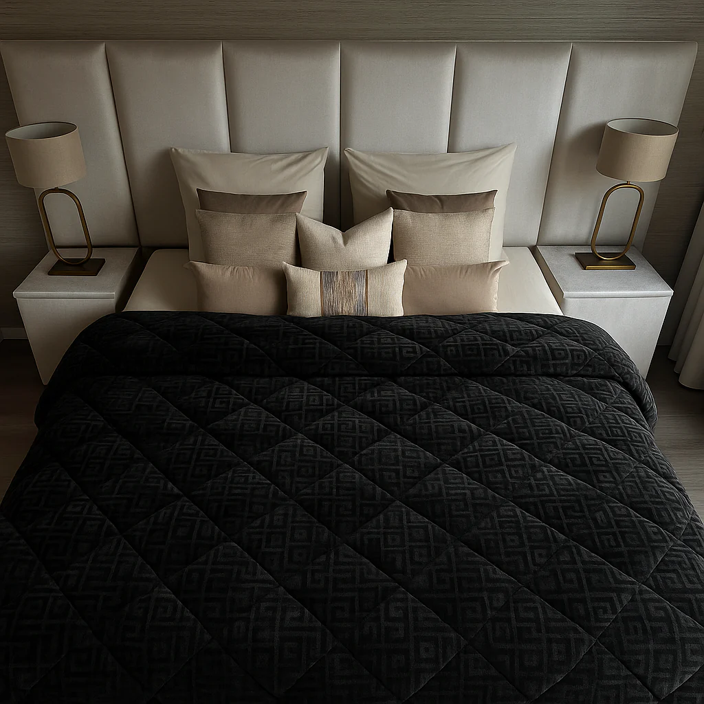 Y-NOT Velvet Designer Dekbed  Black - Image 10