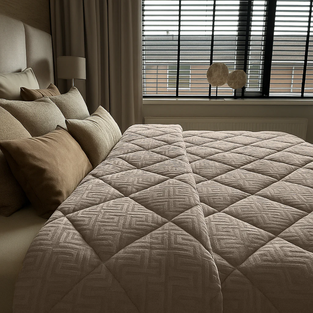 Y-NOT Velvet Designer Dekbed Taupe - Image 10