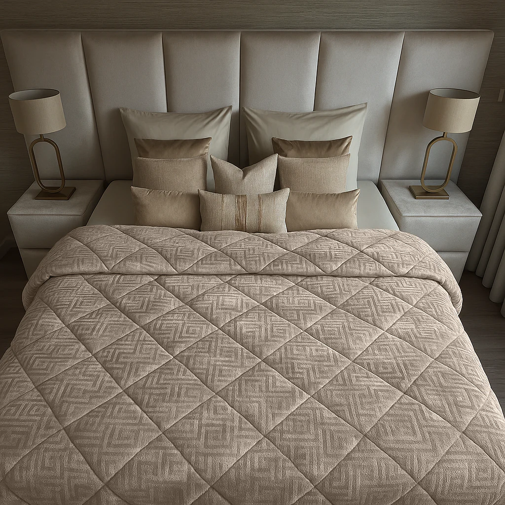 Y-NOT Velvet Designer Dekbed Taupe - Image 11