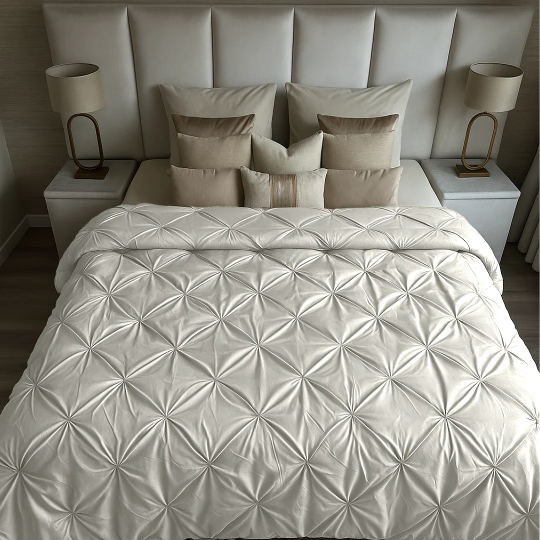 Y-NOT Velvet Diamond Dekbed Pearl White - Image 9