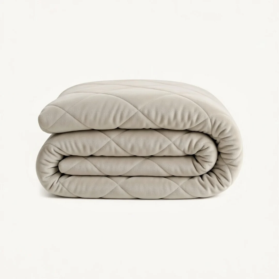 Y-NOT Zomerdekbed Velvet Pearl White