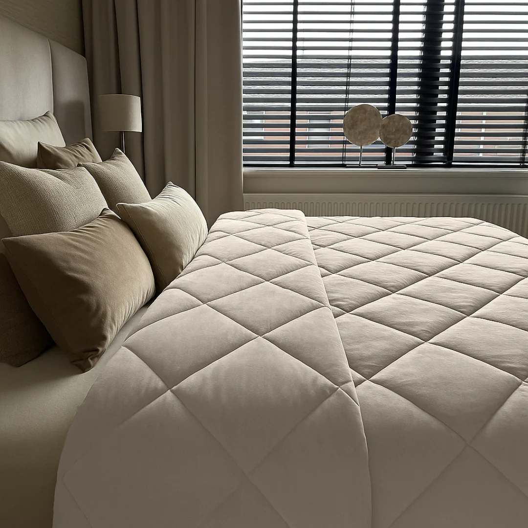 Y-NOT Zomerdekbed Velvet Pearl White - Image 9