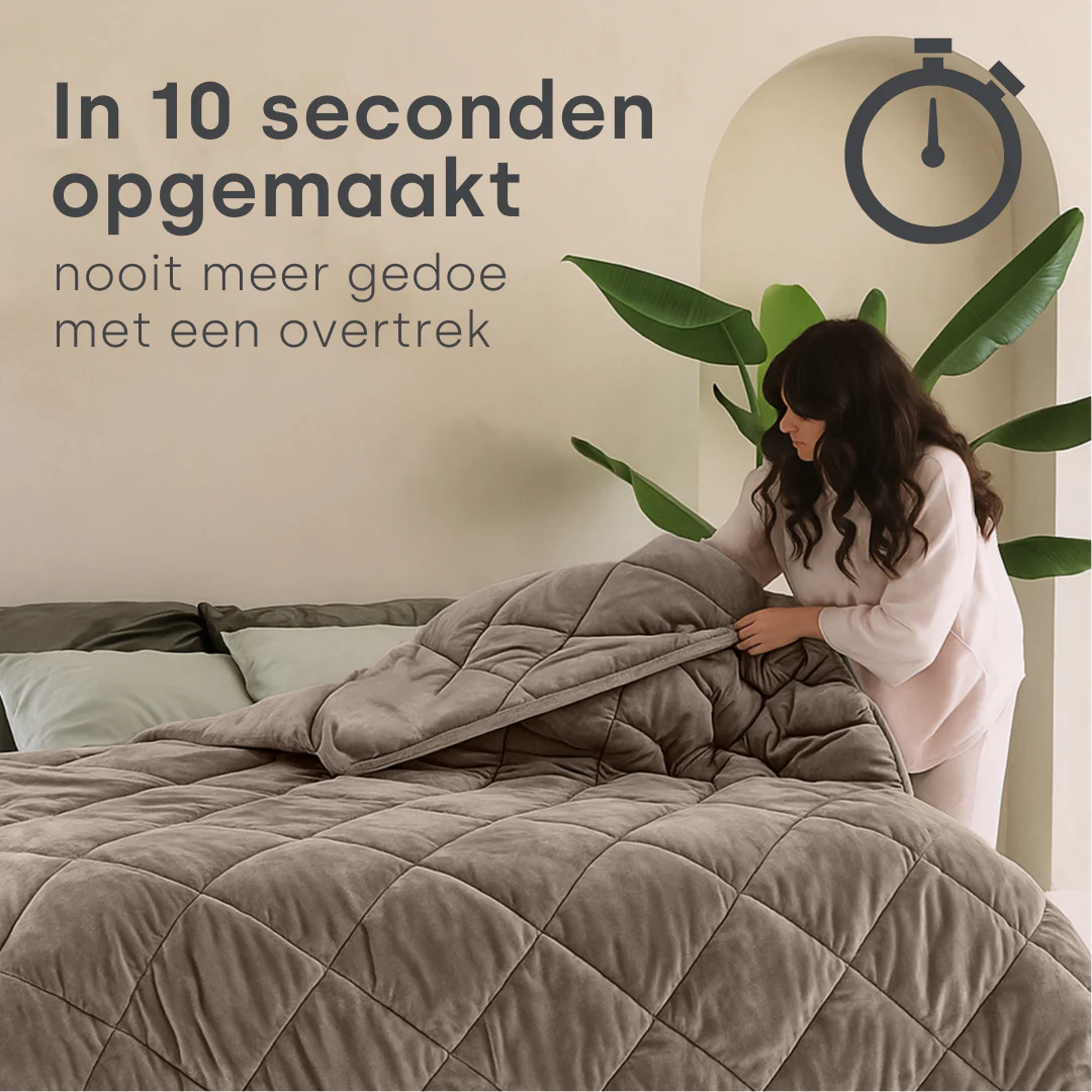 Y-NOT Zomerdekbed Velvet Taupe - Image 3