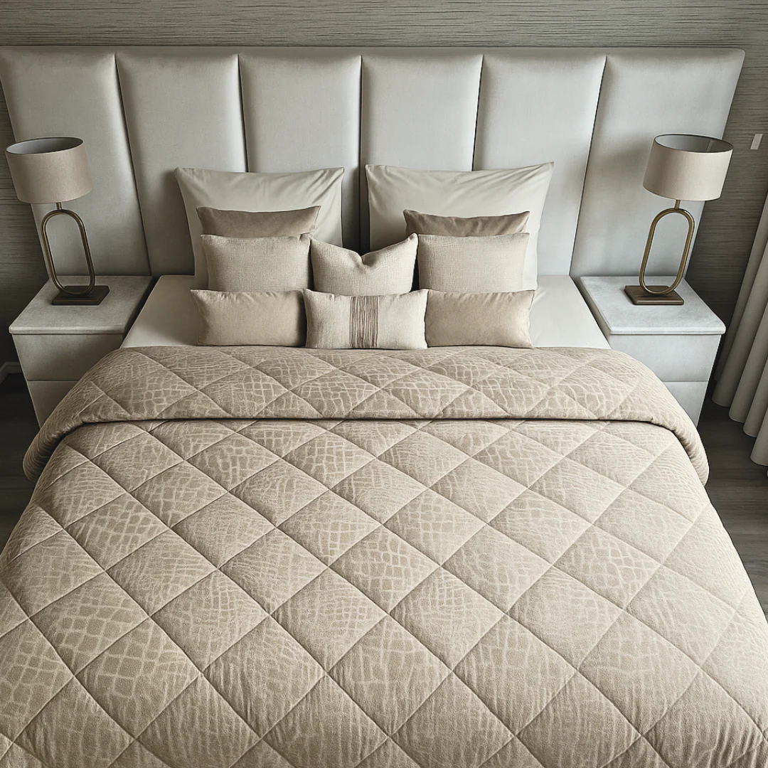 Y-NOT Velvet Snake Dekbed Taupe - Image 11