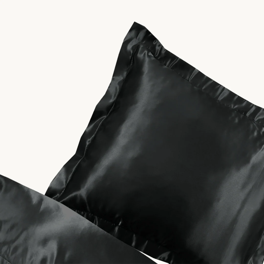 Dekbedovertrek Satijn™ Effen Pandora Black - Image 10