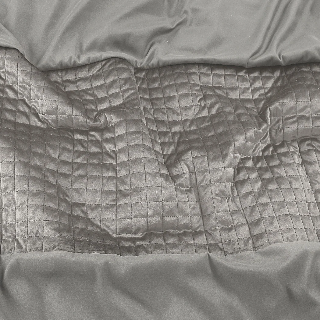 Dekbedovertrek set Velvet Border Grey Sand - Image 3