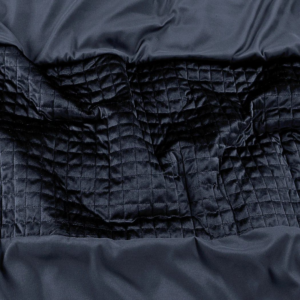 Dekbedovertrek set Velvet Border Obsidian Black - Image 3