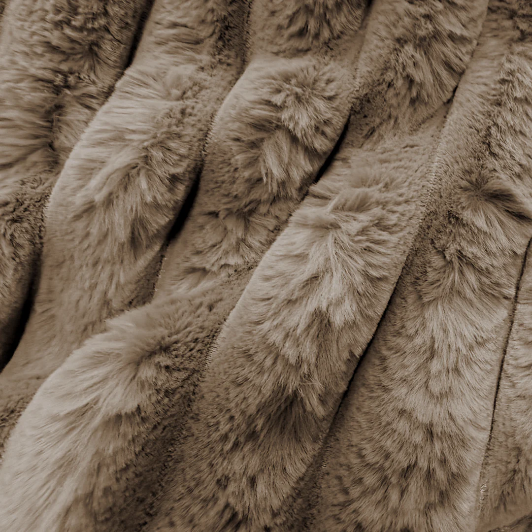 Dekbedovertrek Teddy Chunky Rib™ Iced Coffee Taupe - Image 3