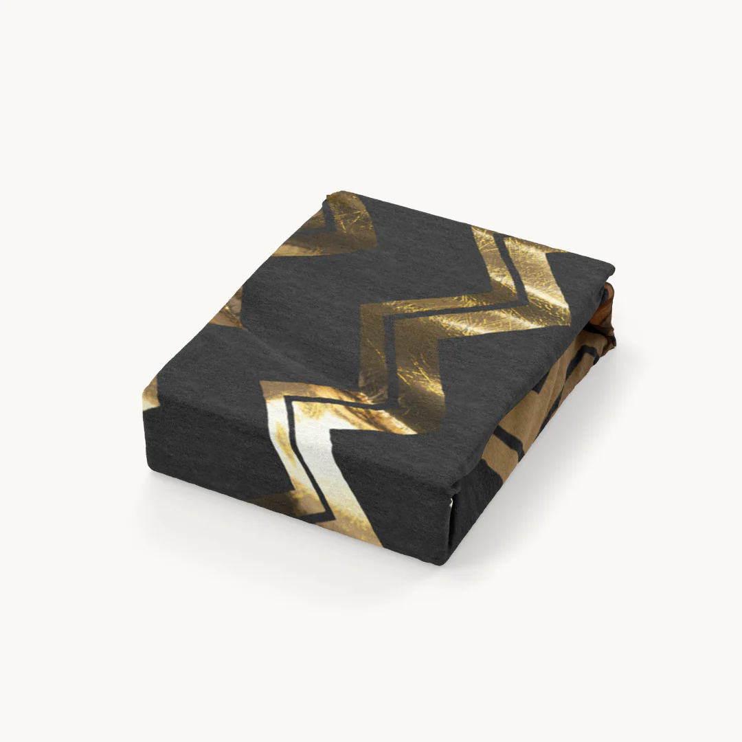 Dekbedovertrek Wave Luxe Gold Black - Image 6