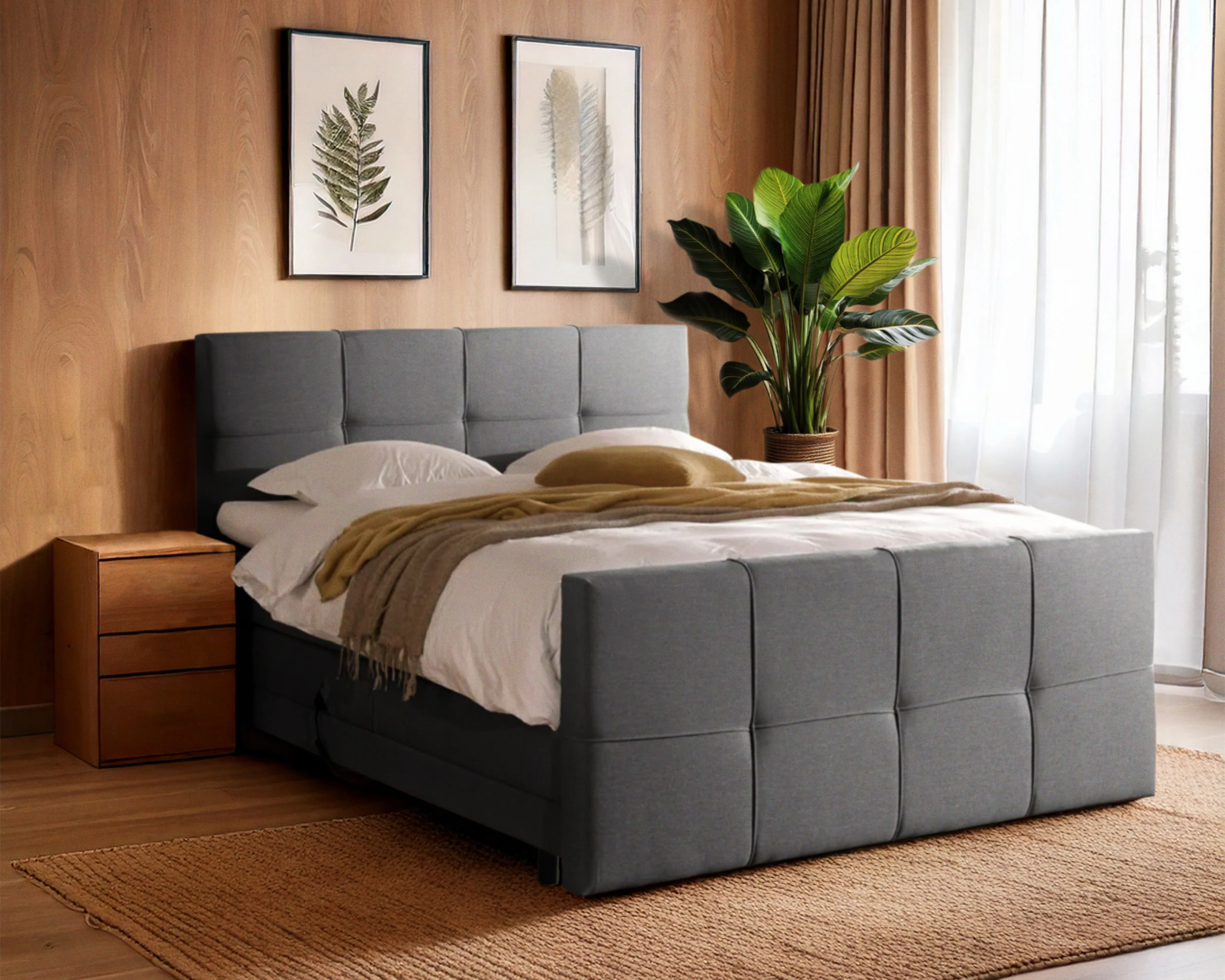 Y-NOT - Elektrische Boxspring - Aurea - Complete set - Nº19 Caviar Dark Gray - Image 3