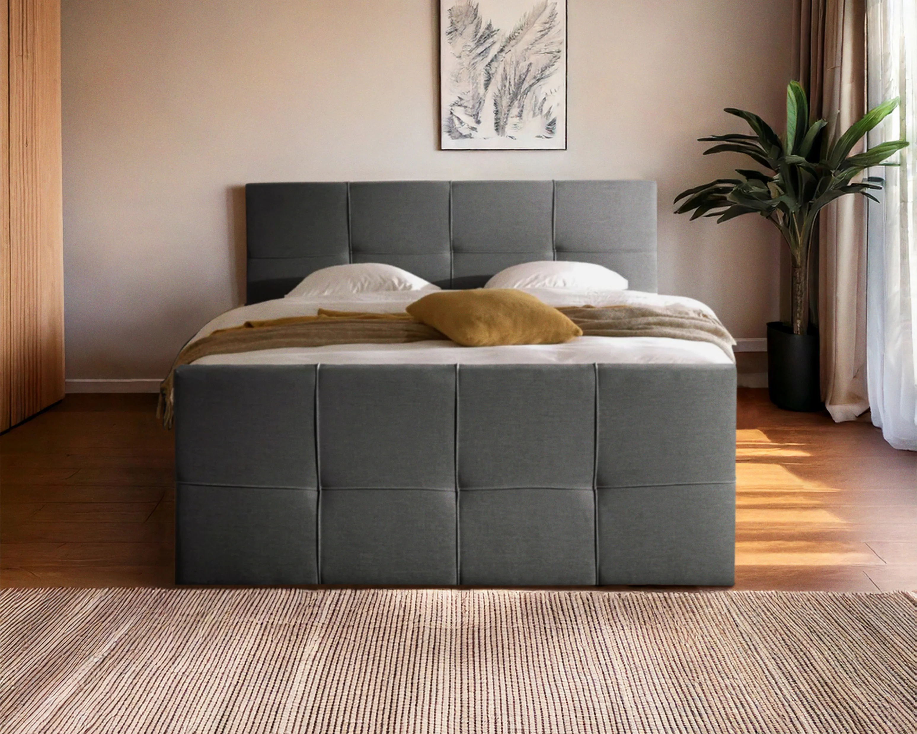 Y-NOT - Elektrische Boxspring - Aurea - Complete set - Nº19 Caviar Dark Gray - Image 5