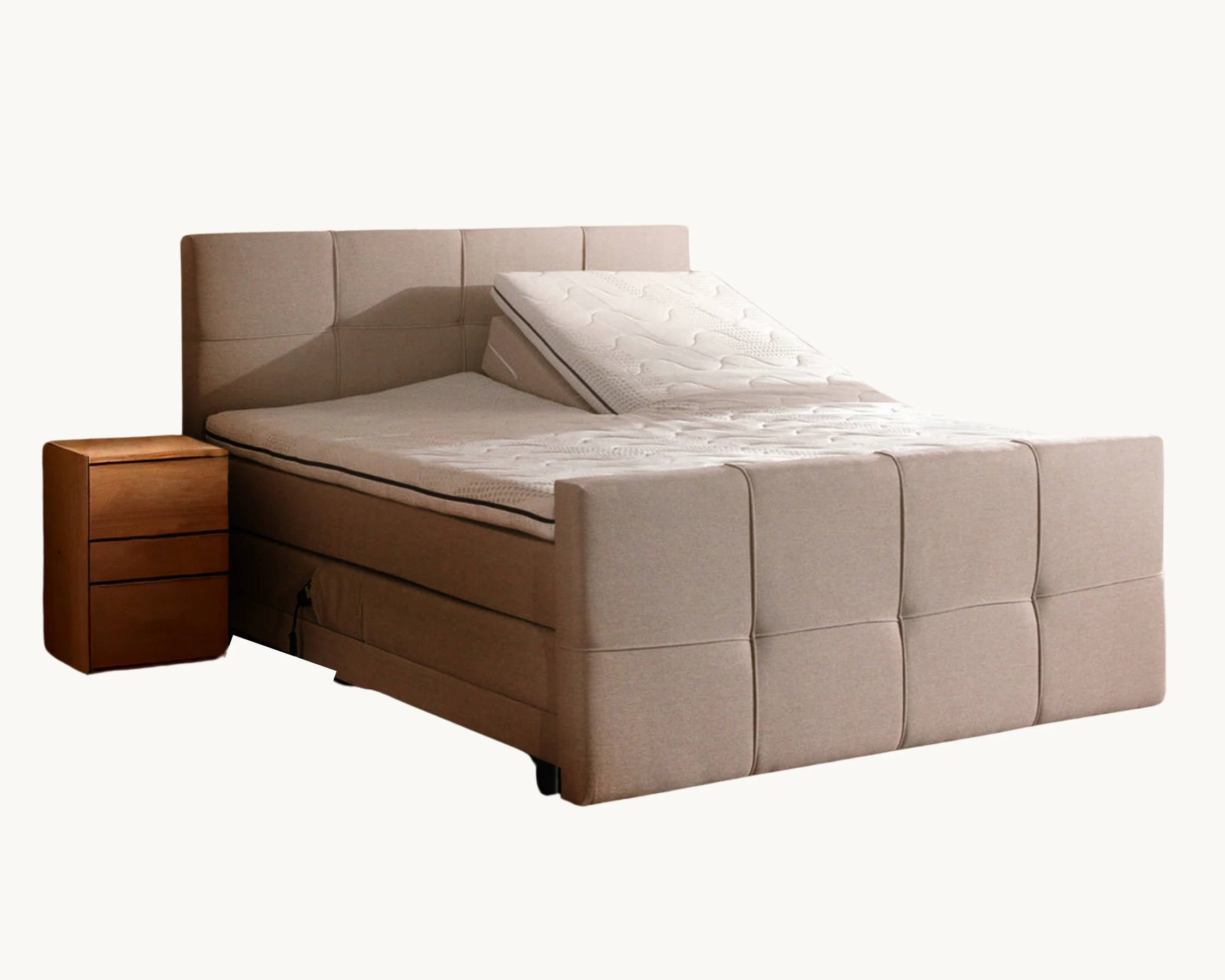 Y-NOT - Elektrische Boxspring - Aurea - Complete set - Nº28 Taupe - Image 10