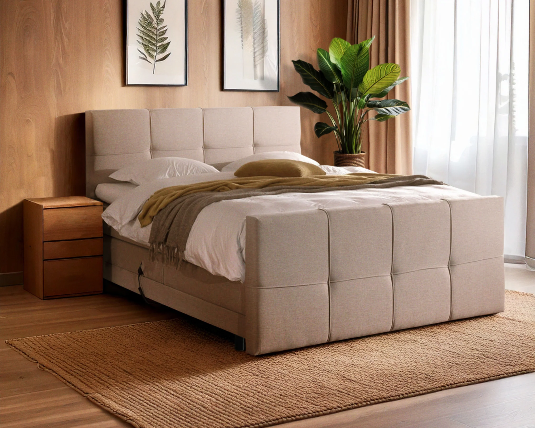 Y-NOT - Elektrische Boxspring - Aurea - Complete set - Nº28 Taupe - Image 3