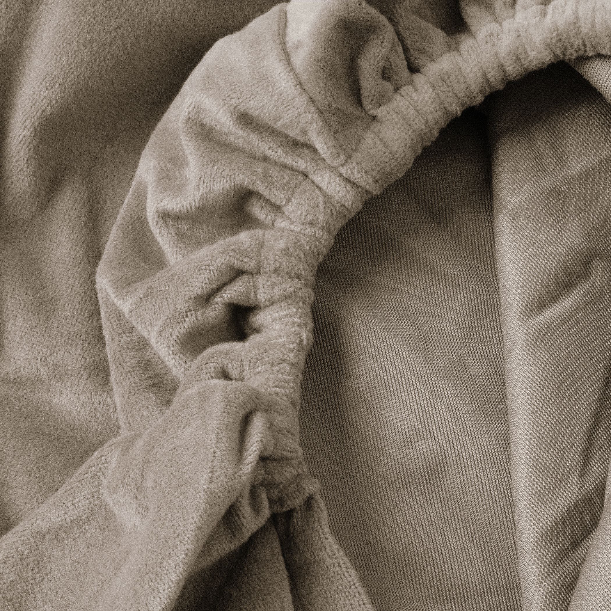 Matras Hoeslaken Velvet Taupe/Grey - Image 11