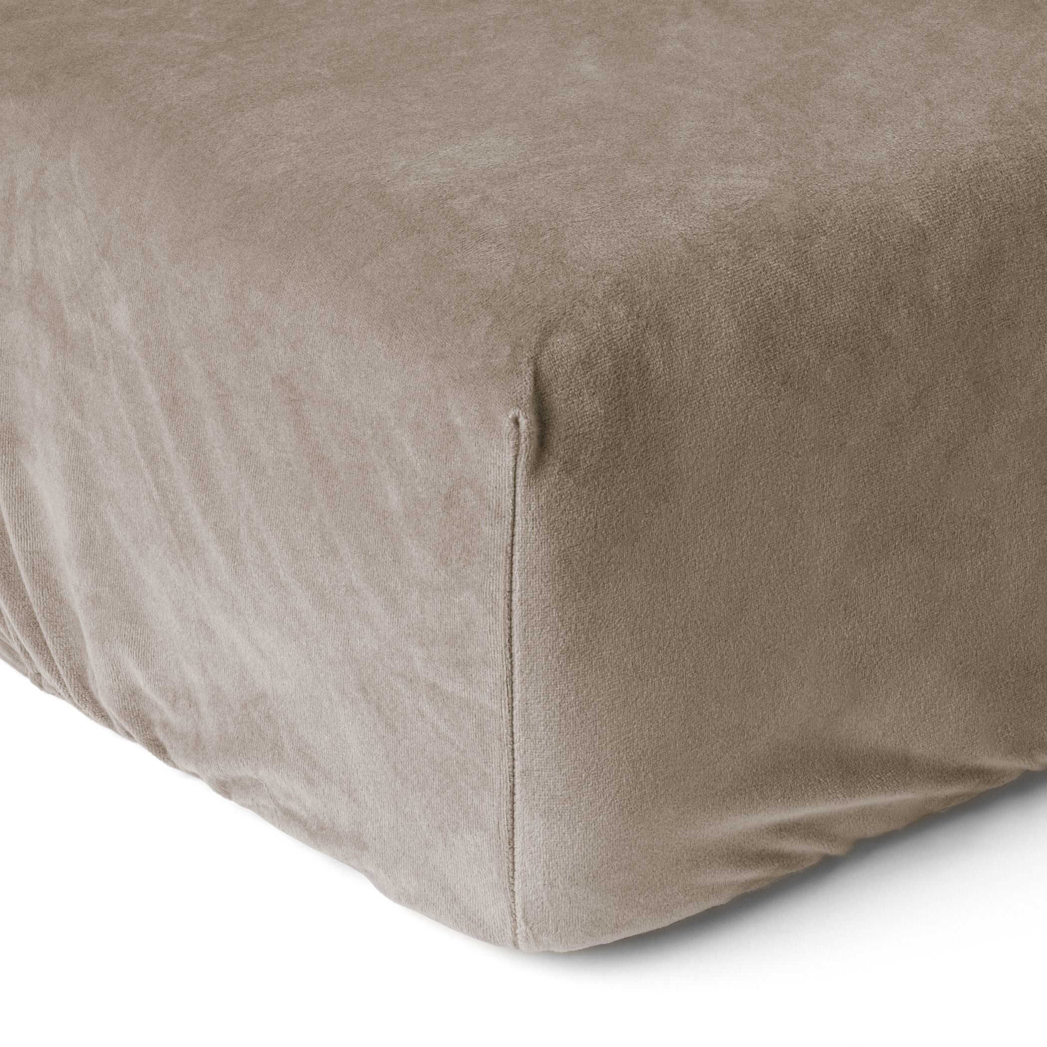 Matras Hoeslaken Velvet Taupe/Grey - Image 9