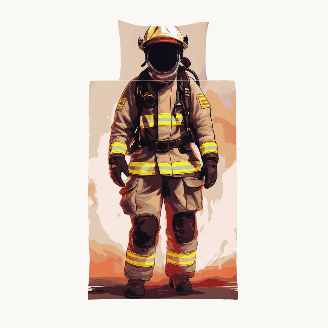 Kids Dekbed Zonder Overtrek Brandweerman Inclusief Kussensloop - Image 8