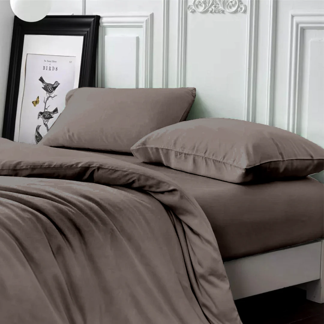 Y-NOT Kussenslopen Cooling Bamboe Taupe/Grey 60x70 cm  2-pack - Image 3