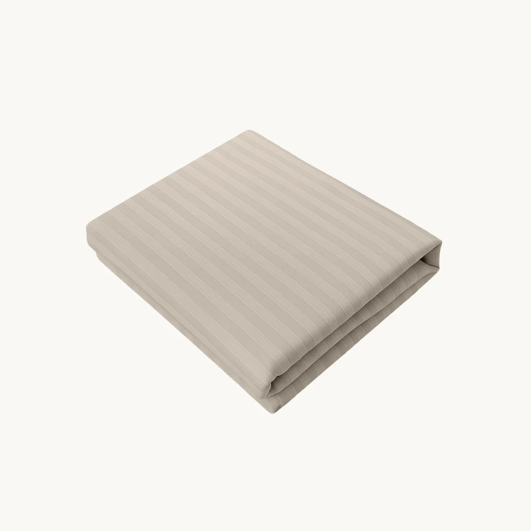 Y-NOT Kussenslopen Hotel Stripe Taupe 60x70cm 2-Pack - Image 3