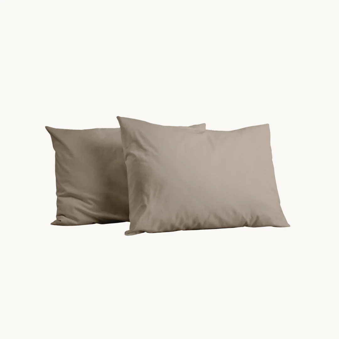 Y-NOT Kussenslopen Taupe Grey 60x70cm 2-Pack