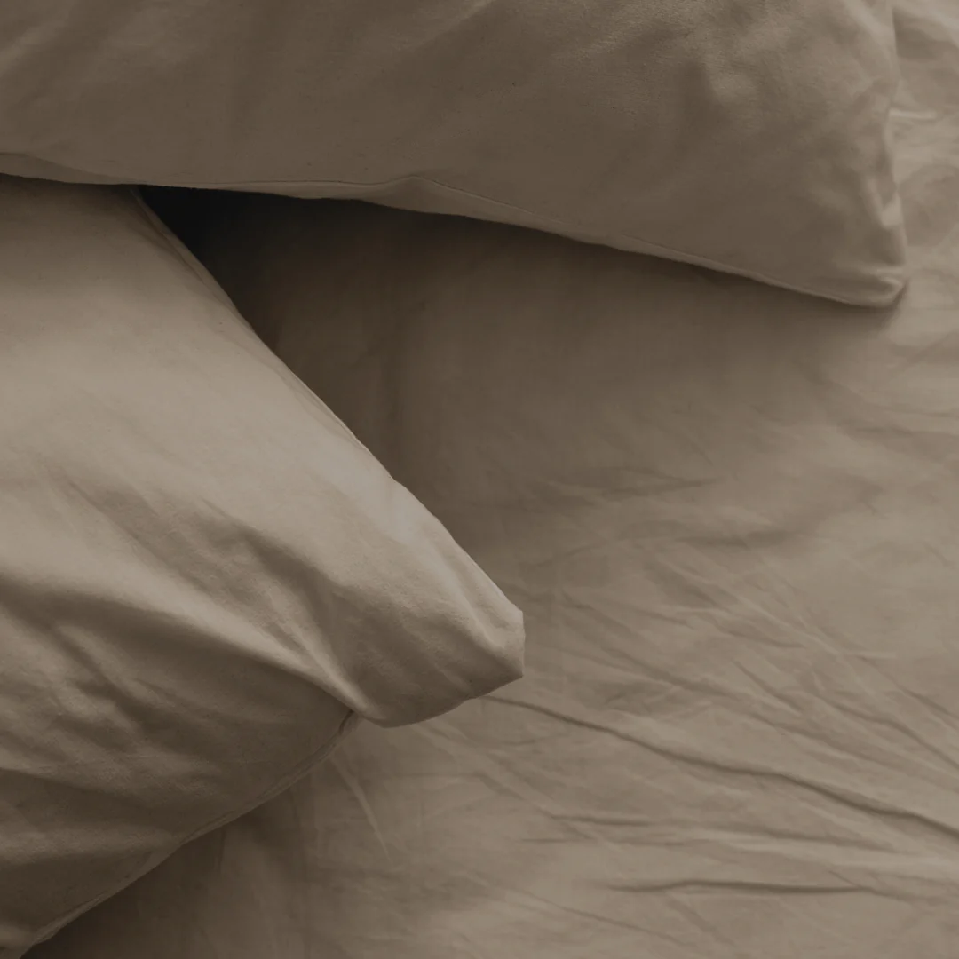 Y-NOT Kussenslopen Taupe Grey 60x70cm 2-Pack - Image 2