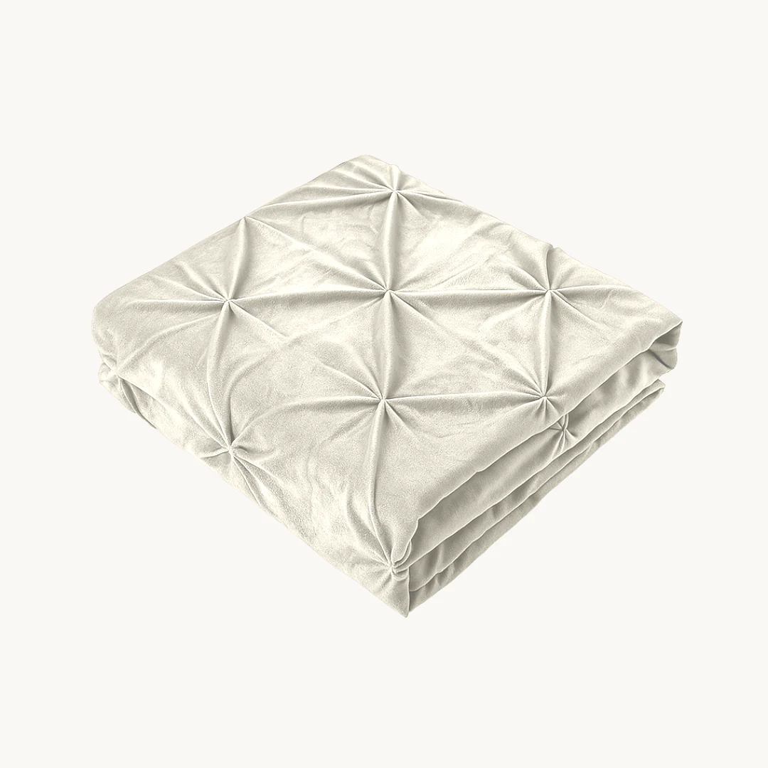 Y-NOT Kussenslopen Velvet Diamond Pearl White 60x70cm 2-Pack - Image 3