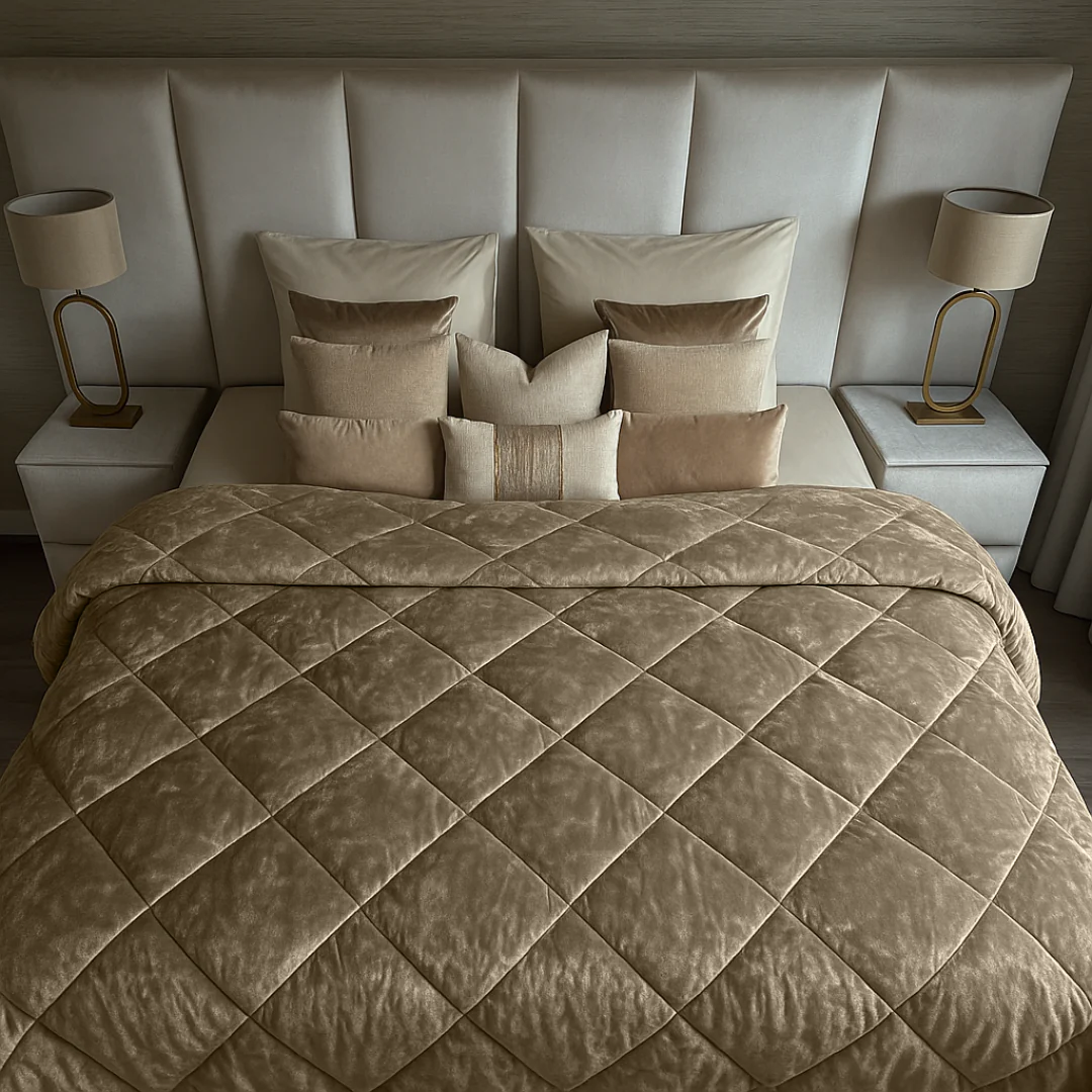 Y-NOT Kussenslopen Velvet Chenille Taupe 60x70 cm 2-pack - Image 4