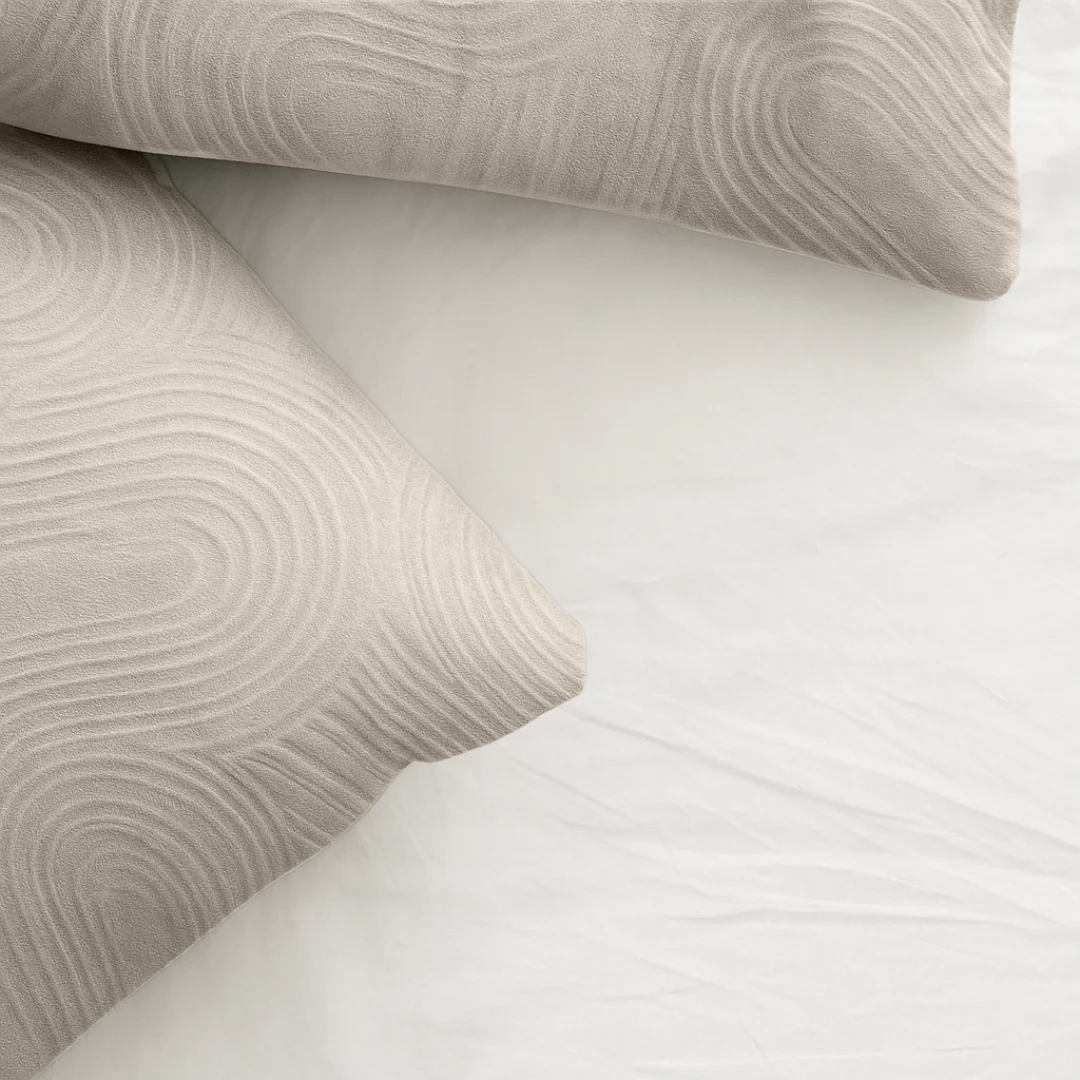 Y-NOT Kussenslopen Velvet Japandi Sand 60x70 cm 2-pack - Image 2