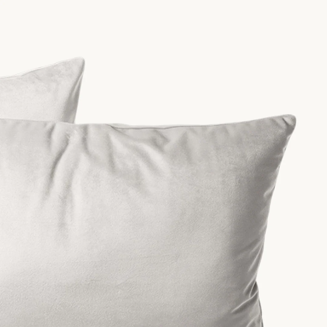 Y-NOT Kussenslopen Velvet Pearl  White 60x70 cm 2-pack - Image 4