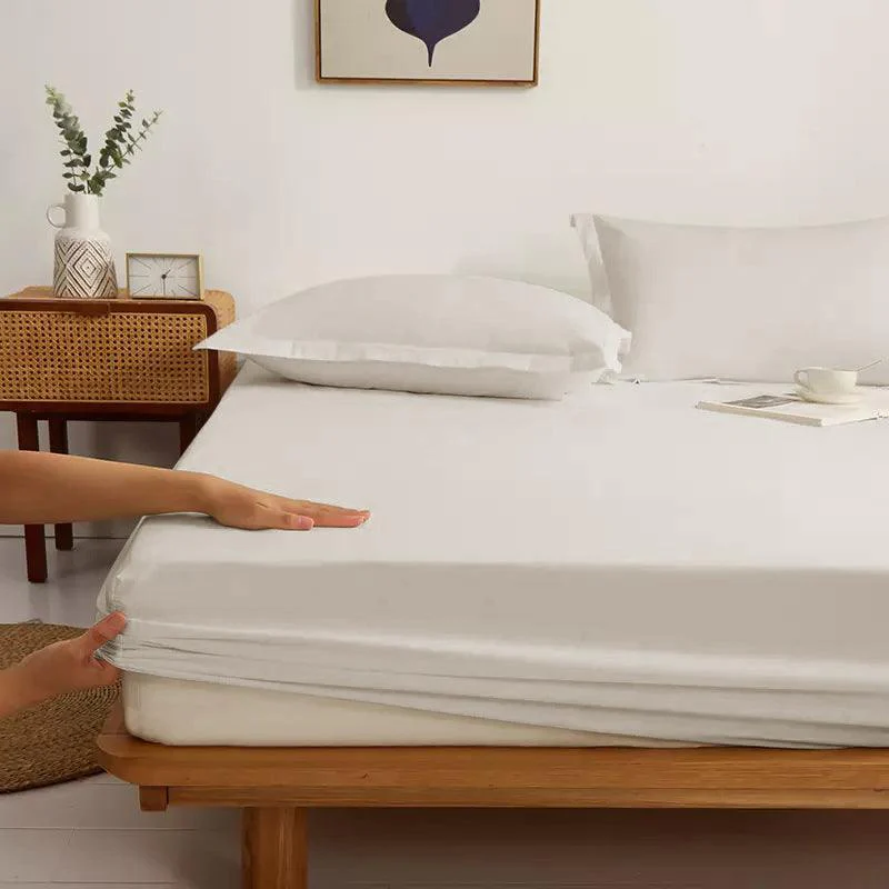 Matras Hoeslaken Premium Katoen Satijn offwhite - Image 10