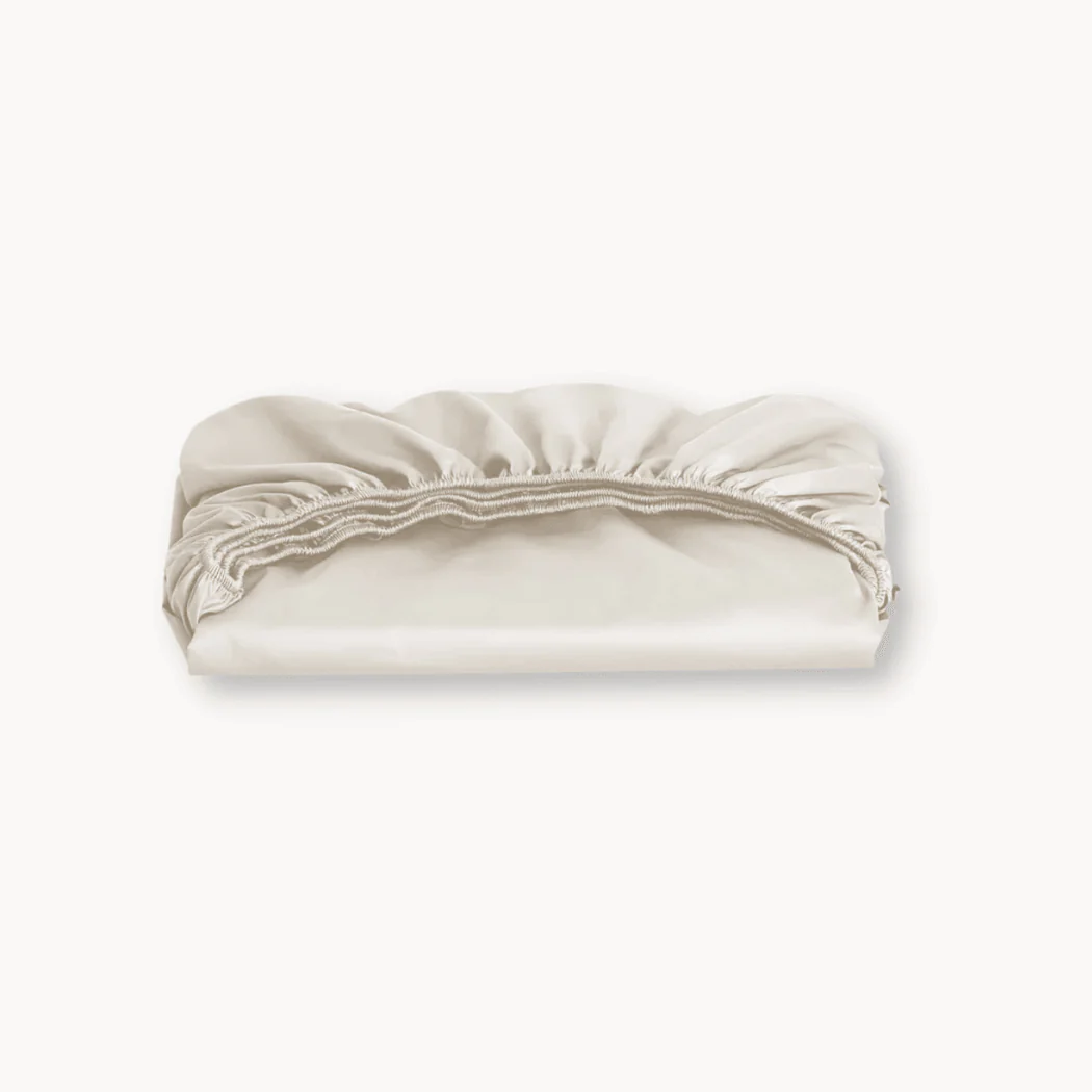 Matras Hoeslaken Premium Katoen Satijn offwhite - Image 9