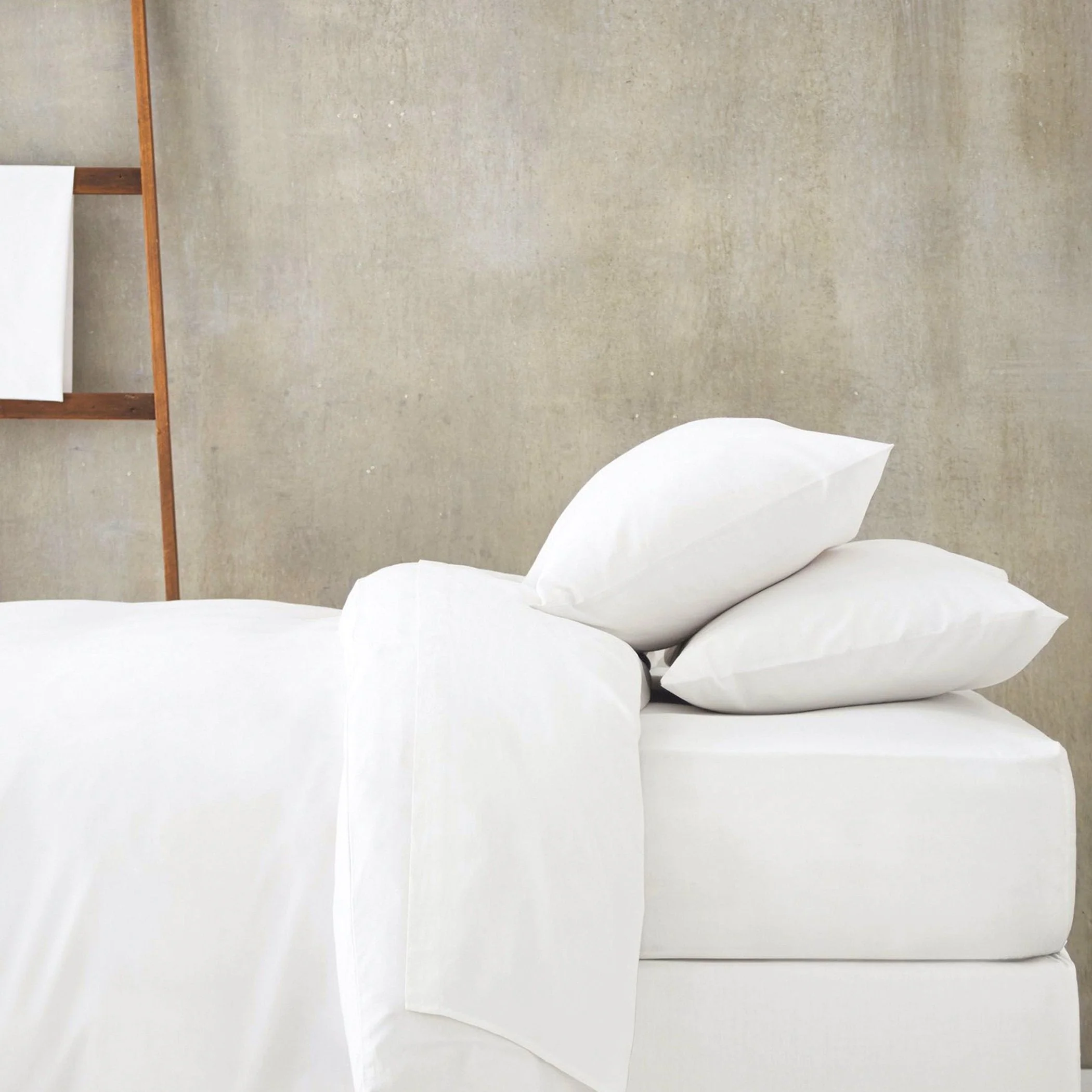 Matras Hoeslaken Premium Katoen Satijn Wit - Image 11