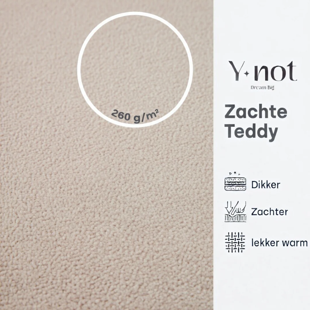 Matras Hoeslaken Teddy - Blush Pink - Image 4