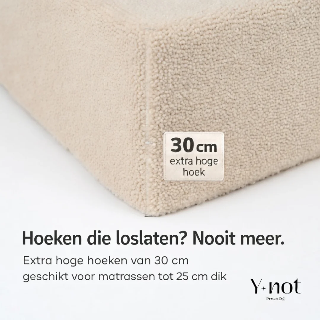 Matras Hoeslaken Teddy - Iced Coffee Taupe - Image 3