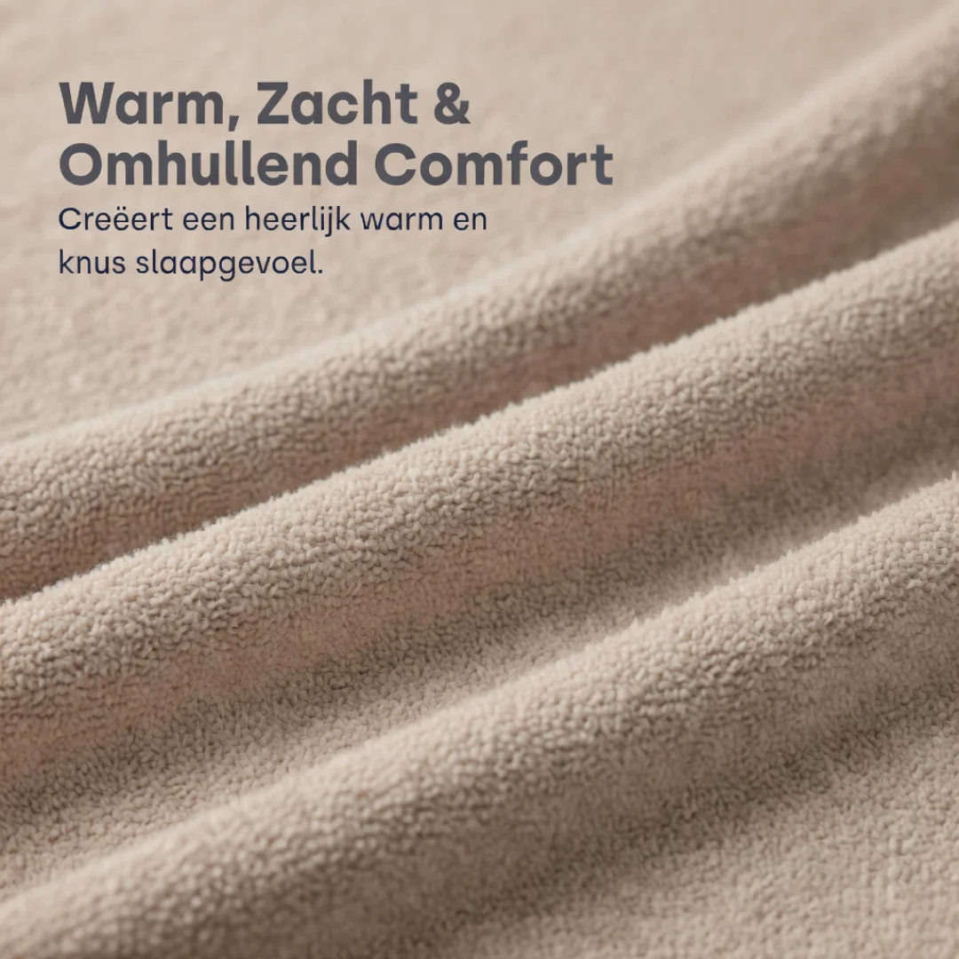 Matras Hoeslaken Teddy - Iced Coffee Taupe - Image 7