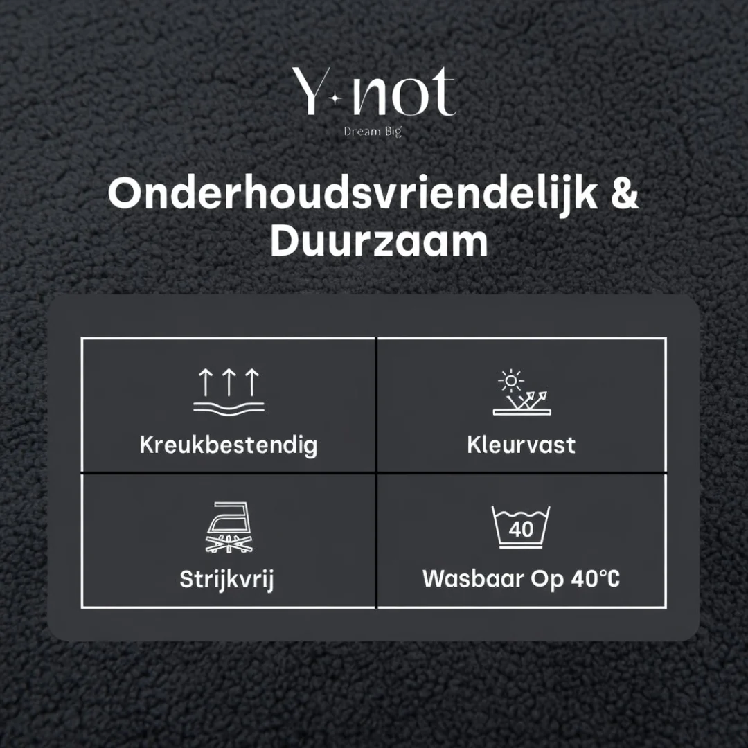 Matras Hoeslaken Teddy -  Jet Black - Image 6