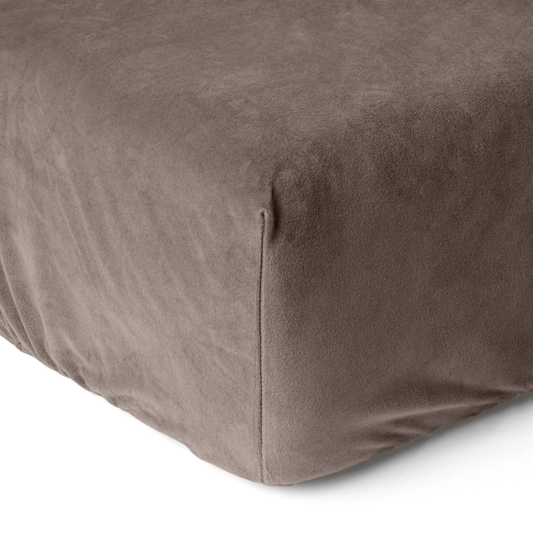 Matras Hoeslaken Velvet Taupe Grey - Image 3