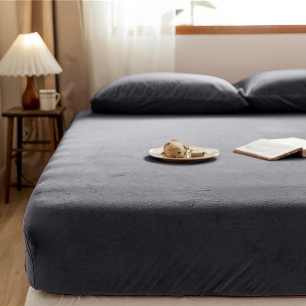 Matras Hoeslaken Velvet Earl Grey - Image 6