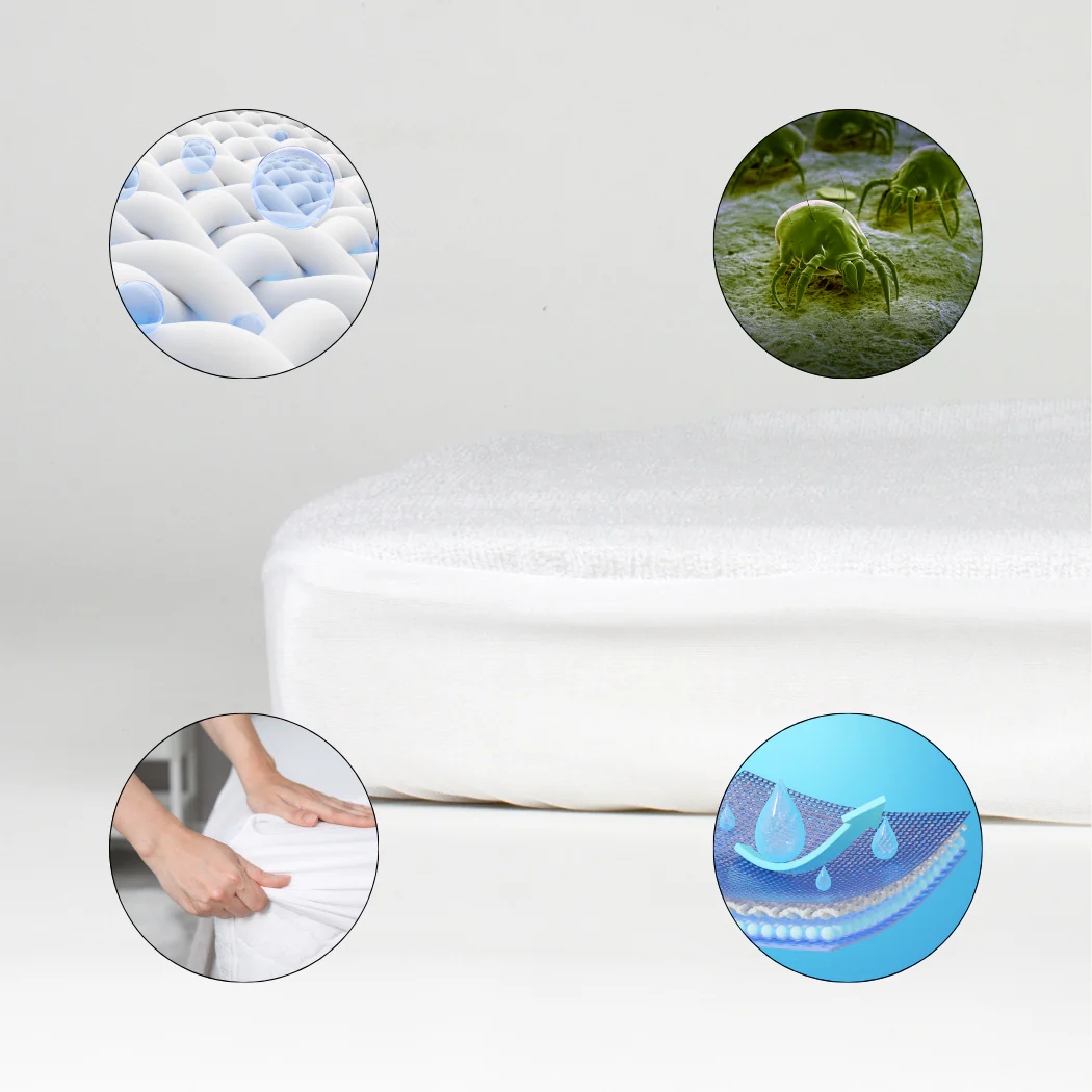 Waterdicht Badstof Split-topper  Molton  hoeslaken Premium - Image 4